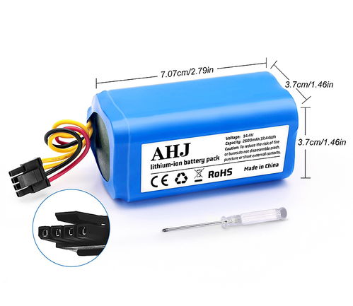 扫地机专用电池 亚马逊产品主图and a 图设计